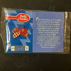 2002 Betty Crocker Salt Lake Olympic pin